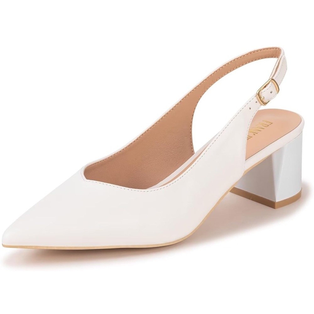 Frank Mully Women's Slingback Pointed Toe Heels, NWT and Box. Size 9.5